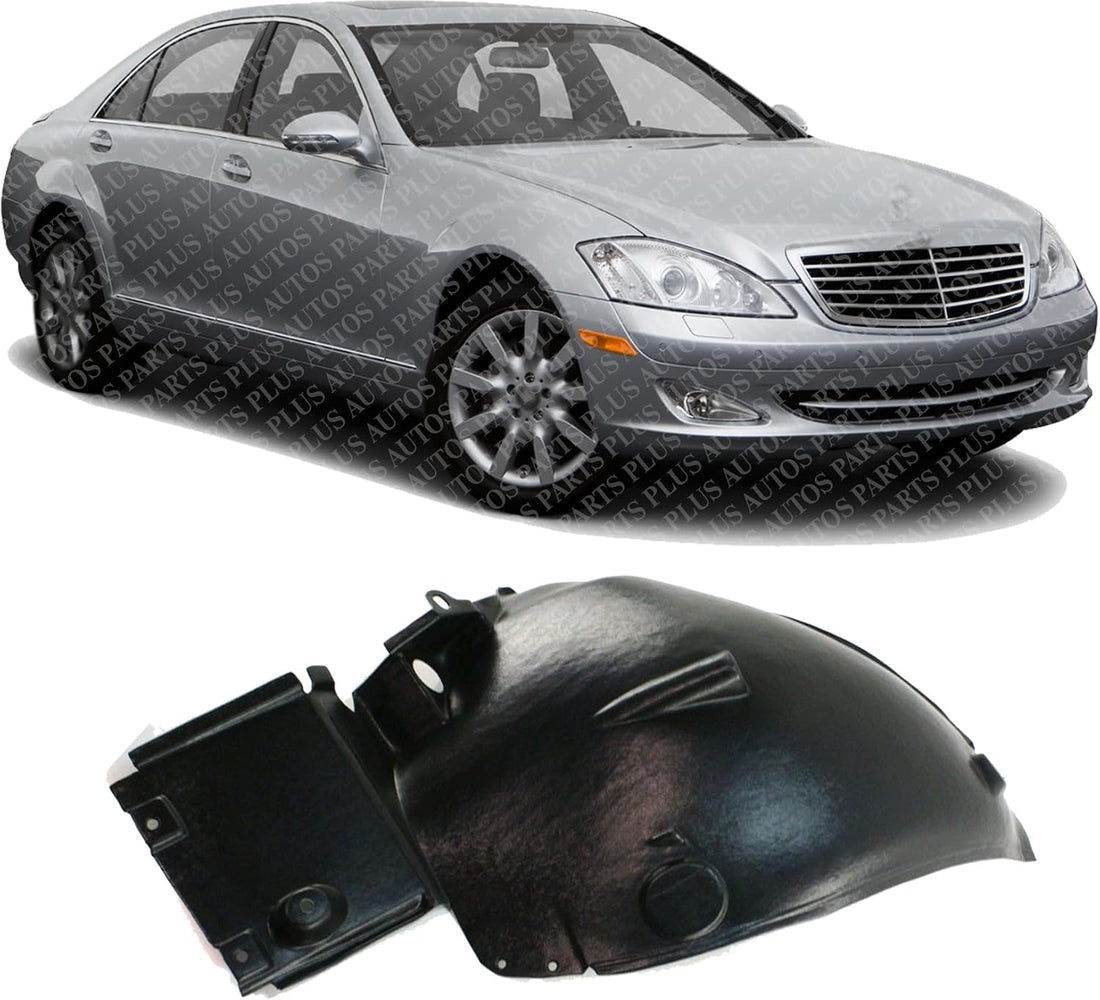 Front Fender Liner Rear Section Right Passenger Side Direct Replacement Compatible With 2007-2013 Mercedes Benz S-Class MB1249144 2216900630
