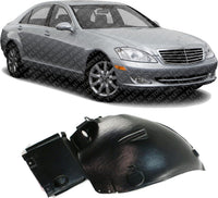 Front Fender Liner Rear Section Right Passenger Side Direct Replacement Compatible With 2007-2013 Mercedes Benz S-Class MB1249144 2216900630