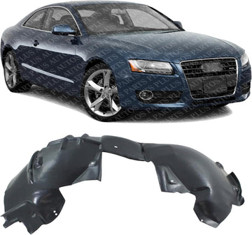 Front Fender Liner Right Passenger Side Direct Replacement Compatible With 2008-2017 Audi A5 / S5 AU1249123 8T0821172M
