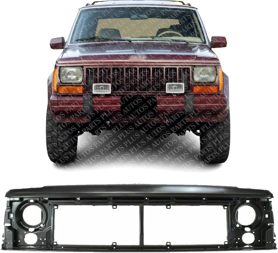 Front Header Panel Primed Thermoplastic Direct Replacement Compatible With 1991-1996 Jeep Cherokee CH1220107 55294926