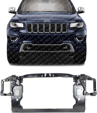 Front Radiator Support Assembly Plastic With Steel Direct Replacement Compatible With 2014-2018 Jeep Cherokee CH1225279 68227489AA-PFM