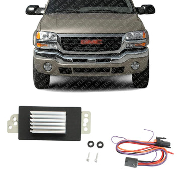 Front Or Rear Blower Motor Resistors with Automatic Temperature Control Direct Replacement Compatible with 1999-2007 Chevrolet Silverado / 2000-2013 Chevrolet Impala REPC191807