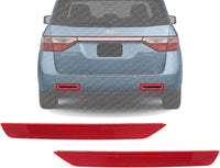 Set Of 2 Rear Bumper Reflector Left Driver & Right Passenger Side Direct Replacement Compatible With 2011-2017 Honda Odyssey HO1185100 HO1184100 33505TK8A01 33555TK8A01