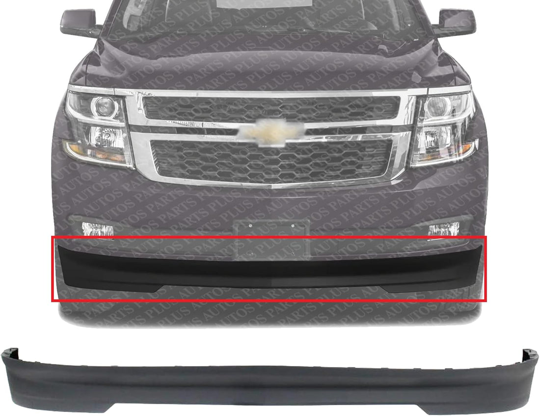 Front Lower Valance Air Deflector Textured Plastic Direct Replacement Compatible with 2015-2020 Chevrolet Suburban/Tahoe GM1095201 22936501