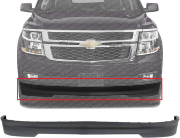 Front Lower Valance Air Deflector Textured Plastic Direct Replacement Compatible with 2015-2020 Chevrolet Suburban/Tahoe GM1095201 22936501