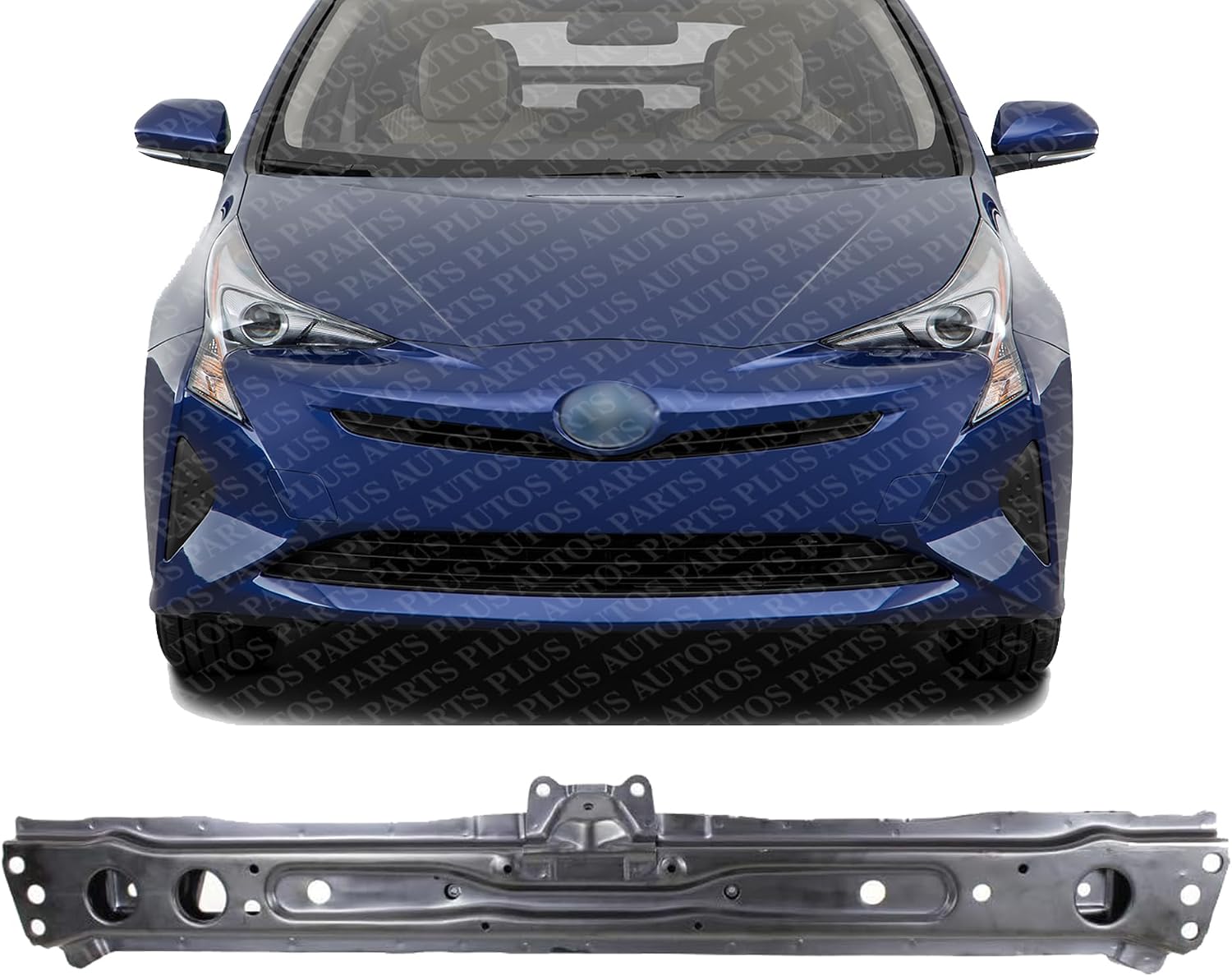 Front Radiator Support Lower Crossmember Steel Direct Replacement Compatible With 2016-2018 Toyota Prius / 2018-2022 Toyota C-HR TO1225428 5302847010