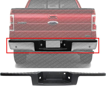 Rear Bumper Step Pad With Towing Direct Replacement Compatible With 2009-2014 Ford F-150 FO1191124 9L3Z17B807B