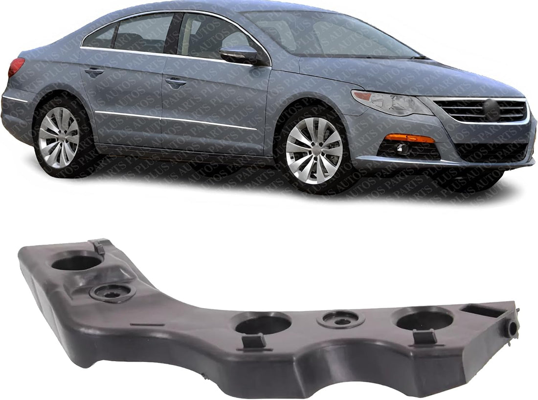 Front Bumper Bracket Right Passenger Side Direct Replacement Compatible With 2009-2012 Volkswagen Passat CC VW1043101 3C8807184A
