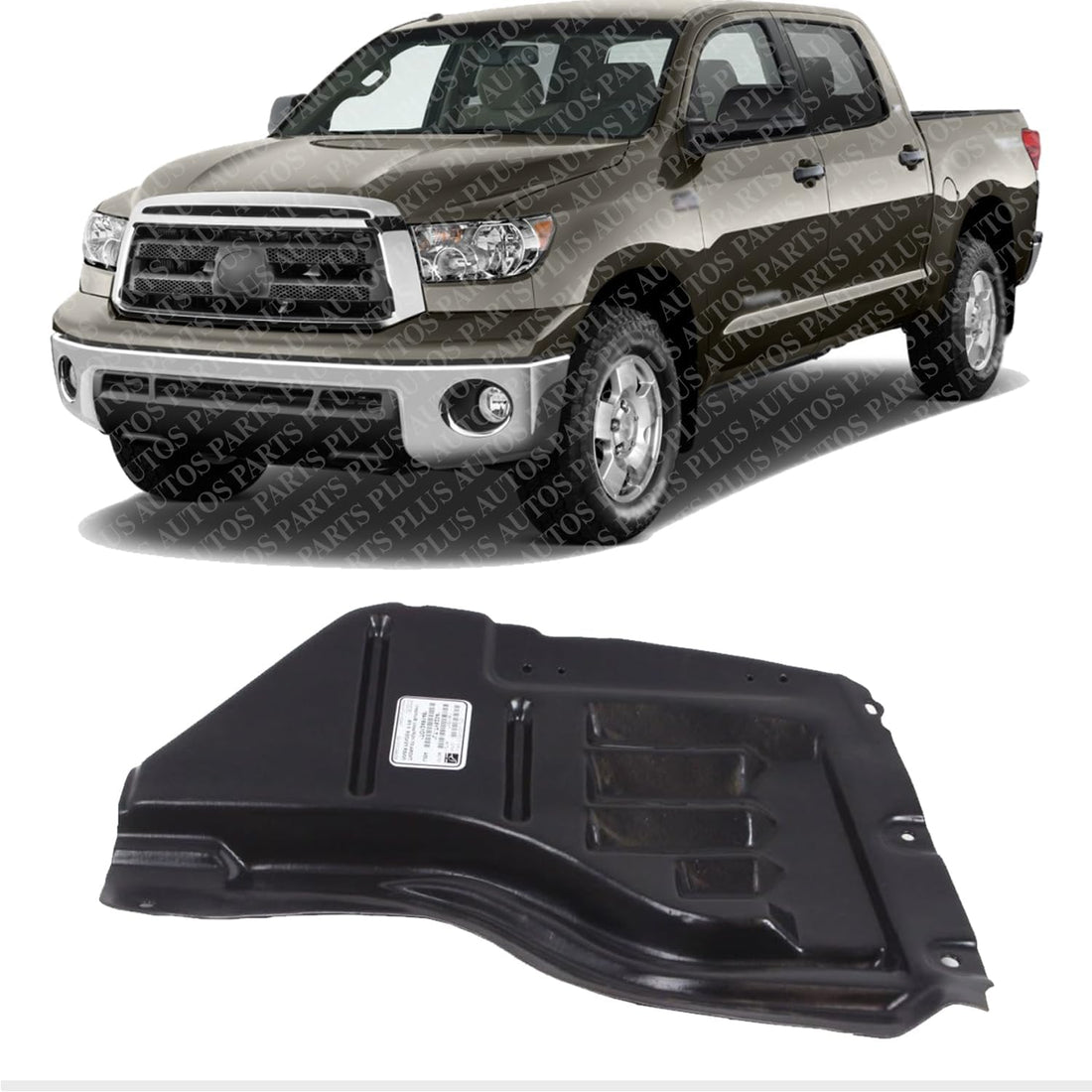 Front Section Fender Liner Left Driver Side Direct Replacement Compatible With 2007-2013 Toyota Tundra TO1248146 538060C011