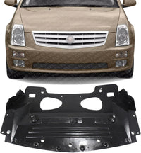 Front Engine Splash Shield Under Cover Air Deflector Direct Replacement Compatible with 2005-2009 Cadillac STS GM1228126 25802477