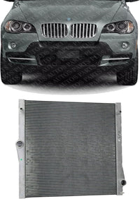 Front Radiator Aluminum Core Direct Replacement Compatible With 2007-2010 BMW X5 BM3010171 17117585035
