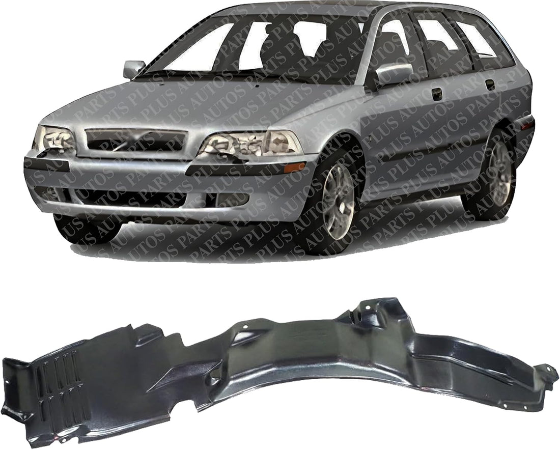 Front Fender Liner Left Driver Side Direct Replacement Compatible With 2000 Volvo S40 / V40 VO1248103 308654540