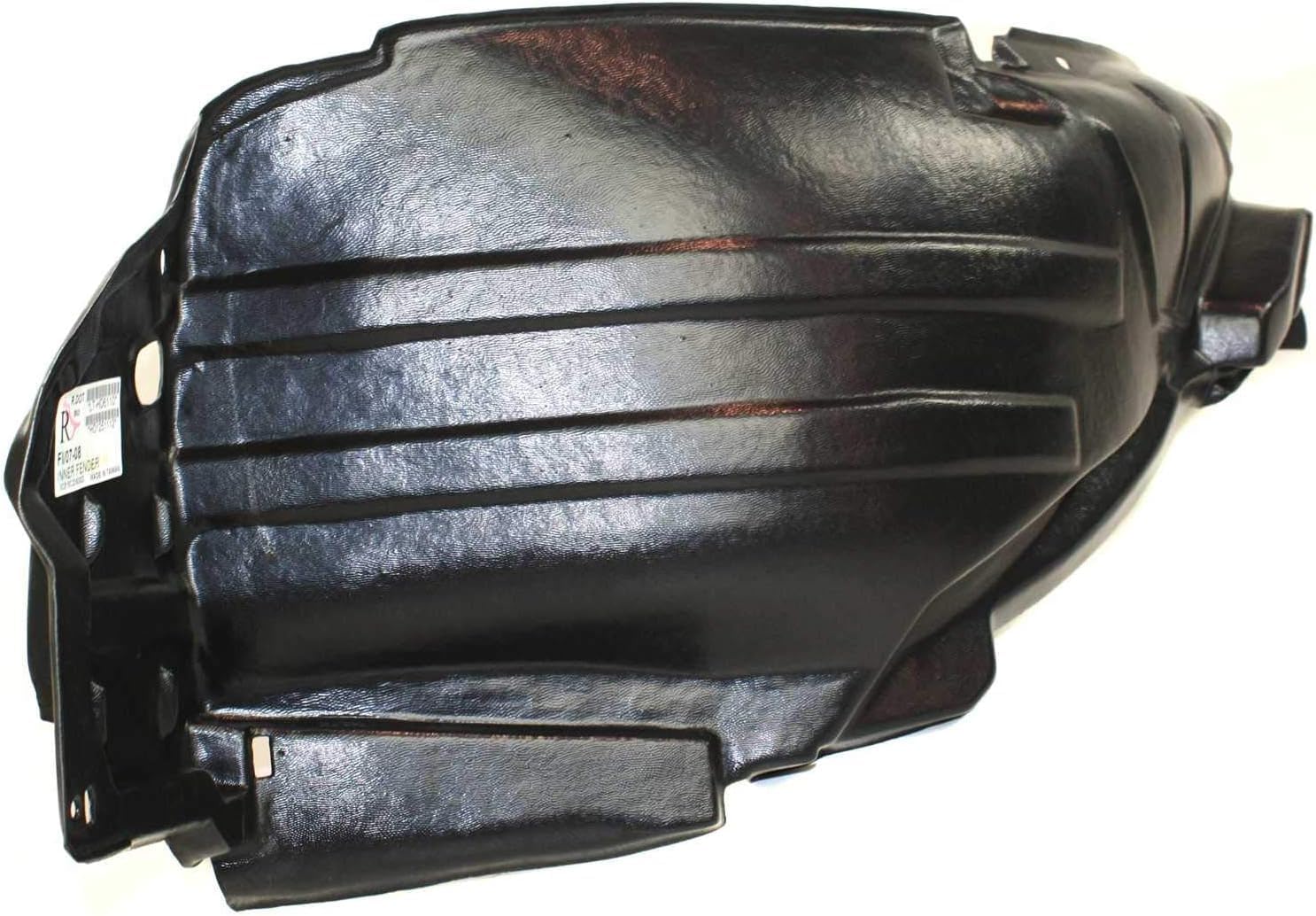 Front Fender Liner Right Passenger Side Direct Replacement Compatible With 2007-2008 Honda Fit HO1251112 74101SLNA00