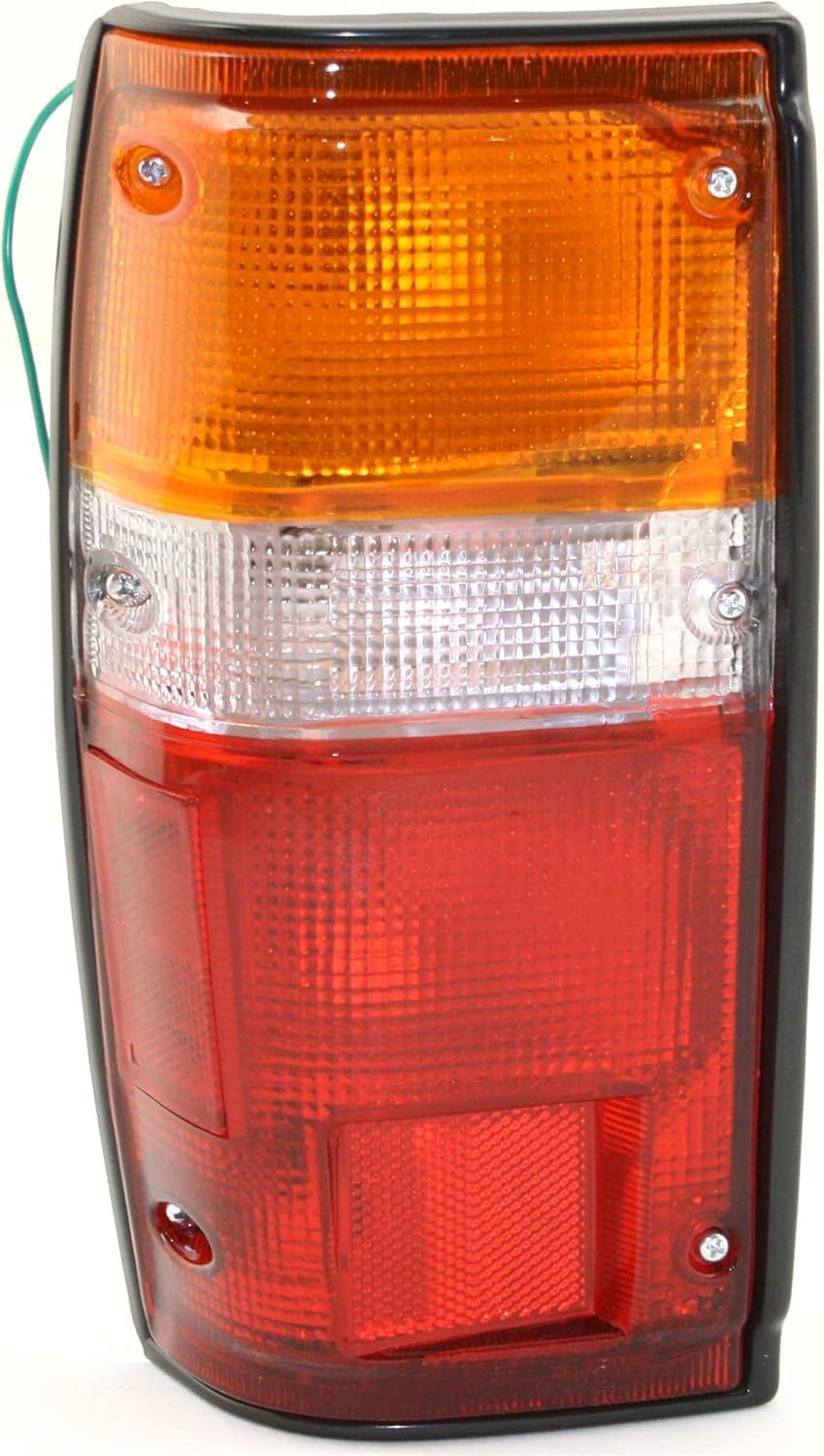 Set Of 2 Tail Light Assembly With Black Trim Right Passenger & Left Driver Side Direct Replacement Compatible With 1984-1989 Toyota 4Runner / 1984-1988 Pickup TO2801103 TO2800103