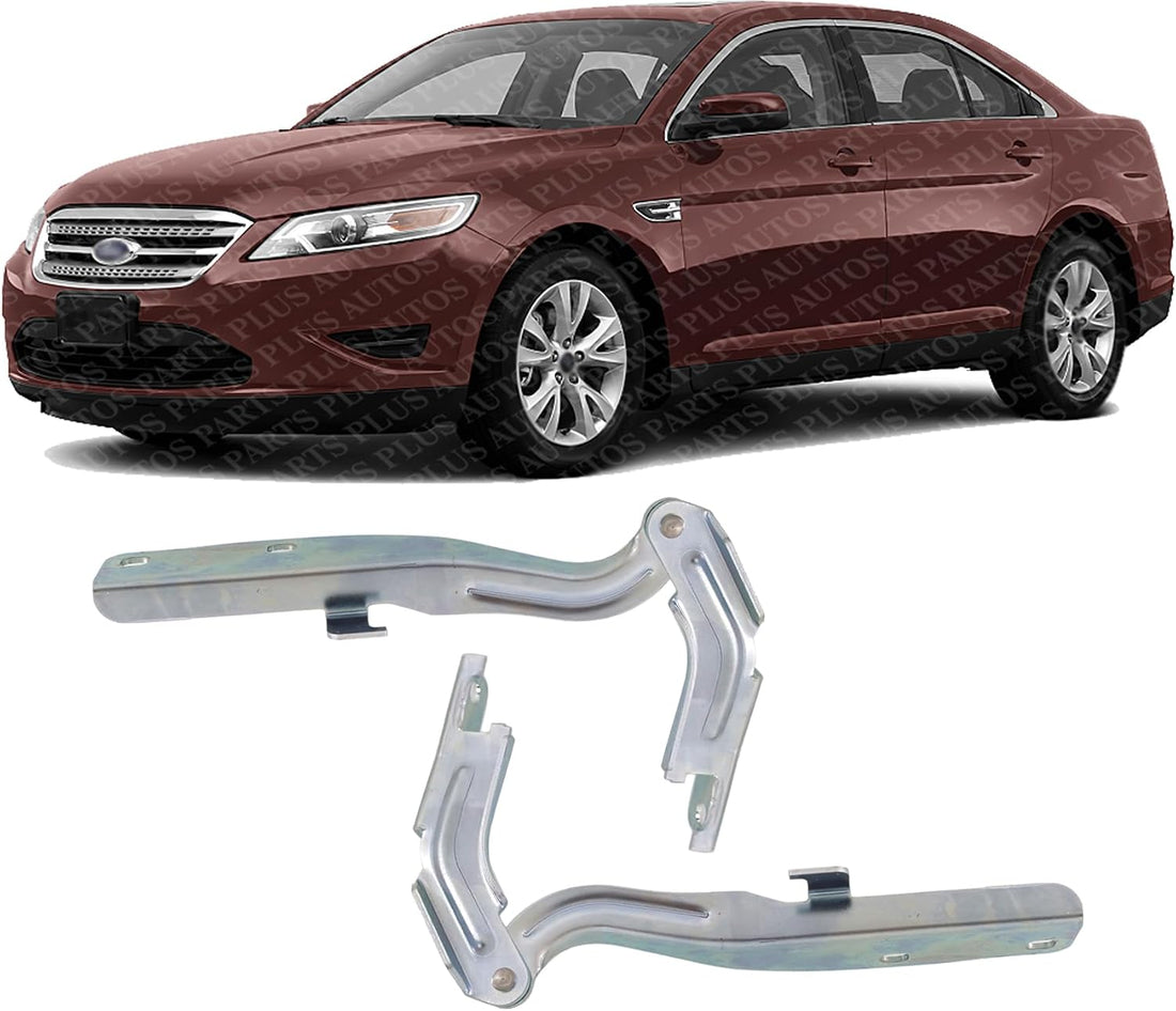 AUTOS PARTS PLUS Set of 2 Front Hood Hinge Steel Right Passenger & Left Driver Side Direct Replacement Compatible with 2010-2019 Ford Taurus FO1236163 FO1236162 AG1Z16796A AG1Z16797A