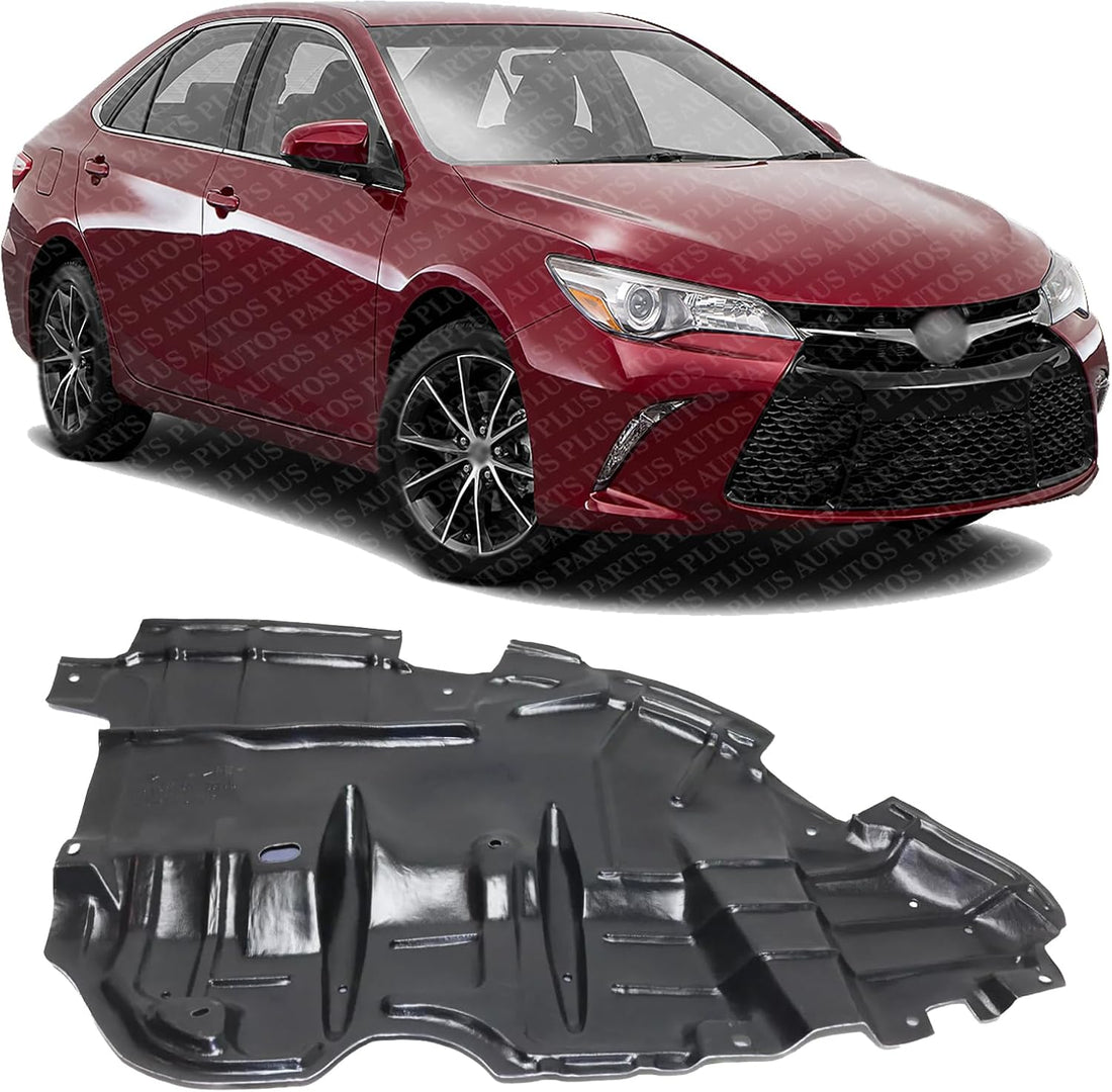 Front Engine Splash Shield Under Cover Right Passenger Side Direct Replacement Compatible With 2015-2017 Toyota Camry TO1228205 5144106220