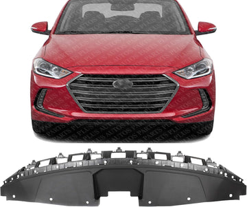 AUTOS PARTS PLUS Front Radiator Support Cover Direct Replacement Compatible With 2017-2018 Hyundai Elantra HY1224110 86356f3000