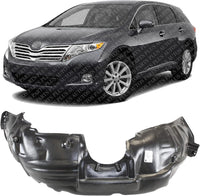 Front Fender Liner Left Driver Side Direct Replacement Compatible With 2009-2012 Toyota Venza TO1248157 538760T010