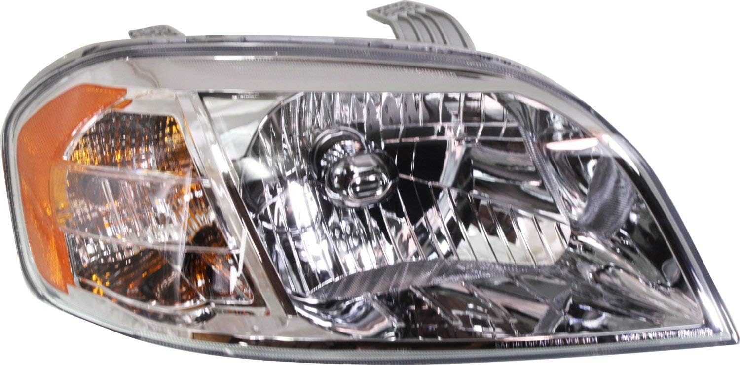 Set Of 2 Head Light Assembly Halogen Right Passenger & Left Driver Side Direct Replacement Compatible With 2007-2011 Chevrolet Aveo 96650525 96650526
