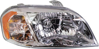 Set Of 2 Head Light Assembly Halogen Right Passenger & Left Driver Side Direct Replacement Compatible With 2007-2011 Chevrolet Aveo 96650525 96650526