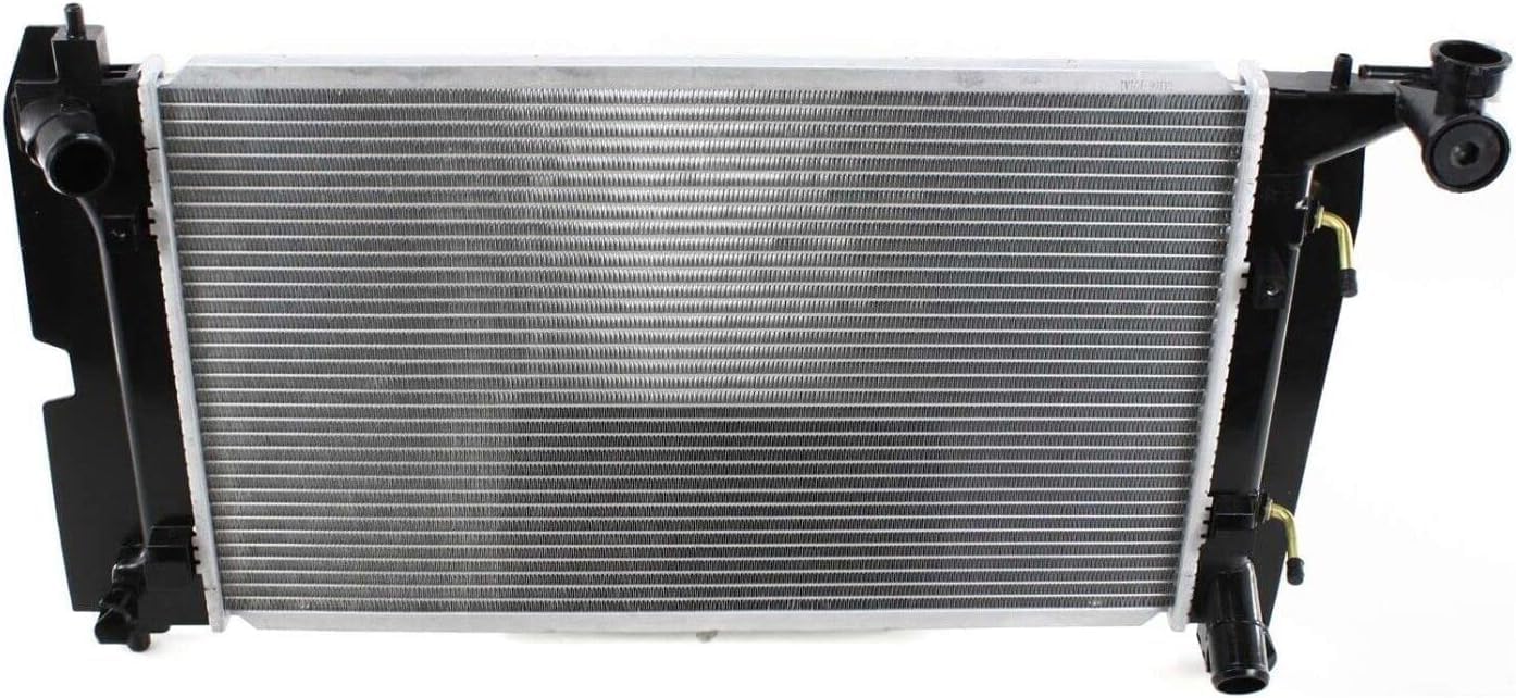 Front Radiator Aluminum Core Direct Replacement Compatible With 2003-2008 Pontiac Vibe/Toyota Corolla/Matrix TO3010271 16410YZZAQ