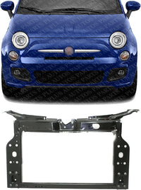 Front Radiator Support Assembly Steel Direct Replacement Compatible With 2012-2019 Fiat 500 FI1225100 68089068AA