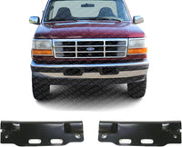 Set of 2 Front Bumper Mounting Arm Bracket Left Driver & Right Passenger Side Direct Replacement Compatible with 1992-1997 Ford F-Series FO1066108 FO1067108 F2TZ17752A F2TZ17752B