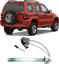 Rear Power Window Regulator with Motor Right Passenger Side Direct Replacement Compatible with 2002-2006 Jeep Liberty CH1551111 68059646AA 55360034AJ