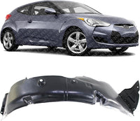 Front Fender Liner Right Passenger Side Direct Replacement Compatible With 2013 Hyundai Veloster HY1249151 868122V500