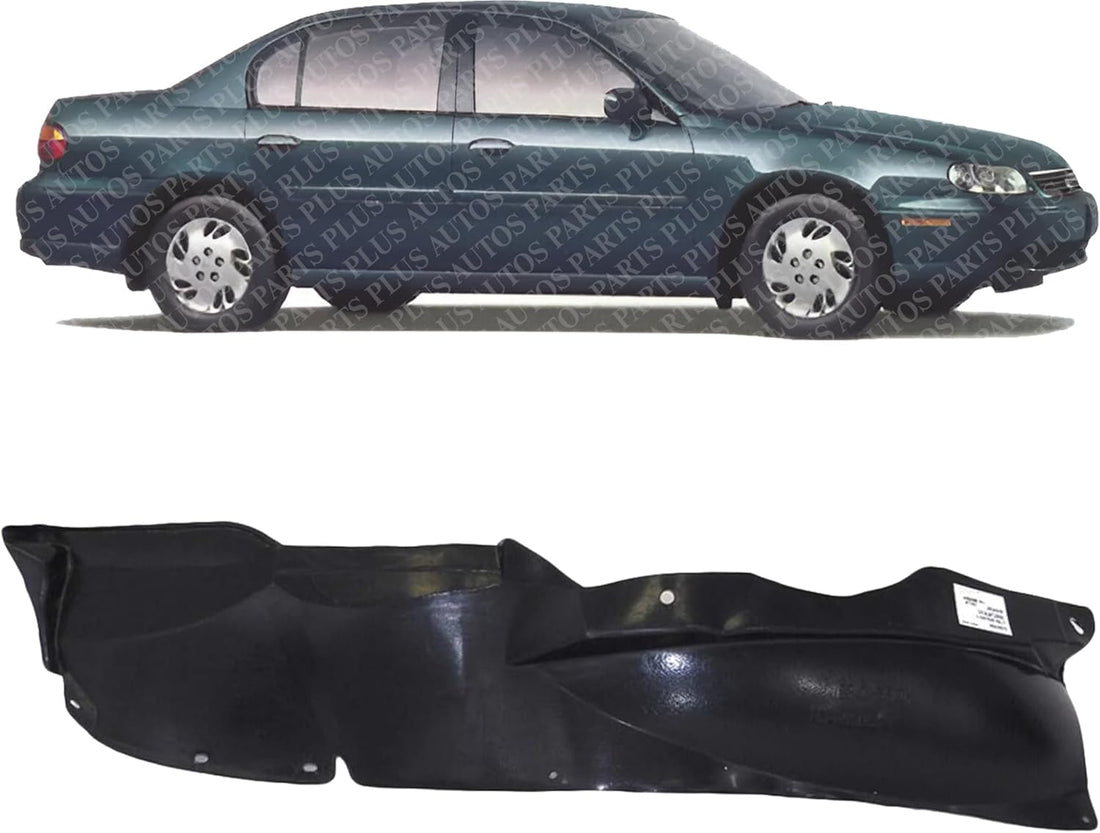Front Fender Liner Rear Section Right Passenger Side Direct Replacement Compatible With 1997-2003 Chevrolet Malibu / 2004-2005 Classic / 1997-1999 Oldsmobile Cutlass GM1249120