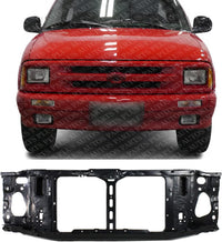 Front Radiator Support Assembly Steel Direct Replacement Compatible With 1994-1997 Chevrolet S10 Pickup GM1225120 15009395