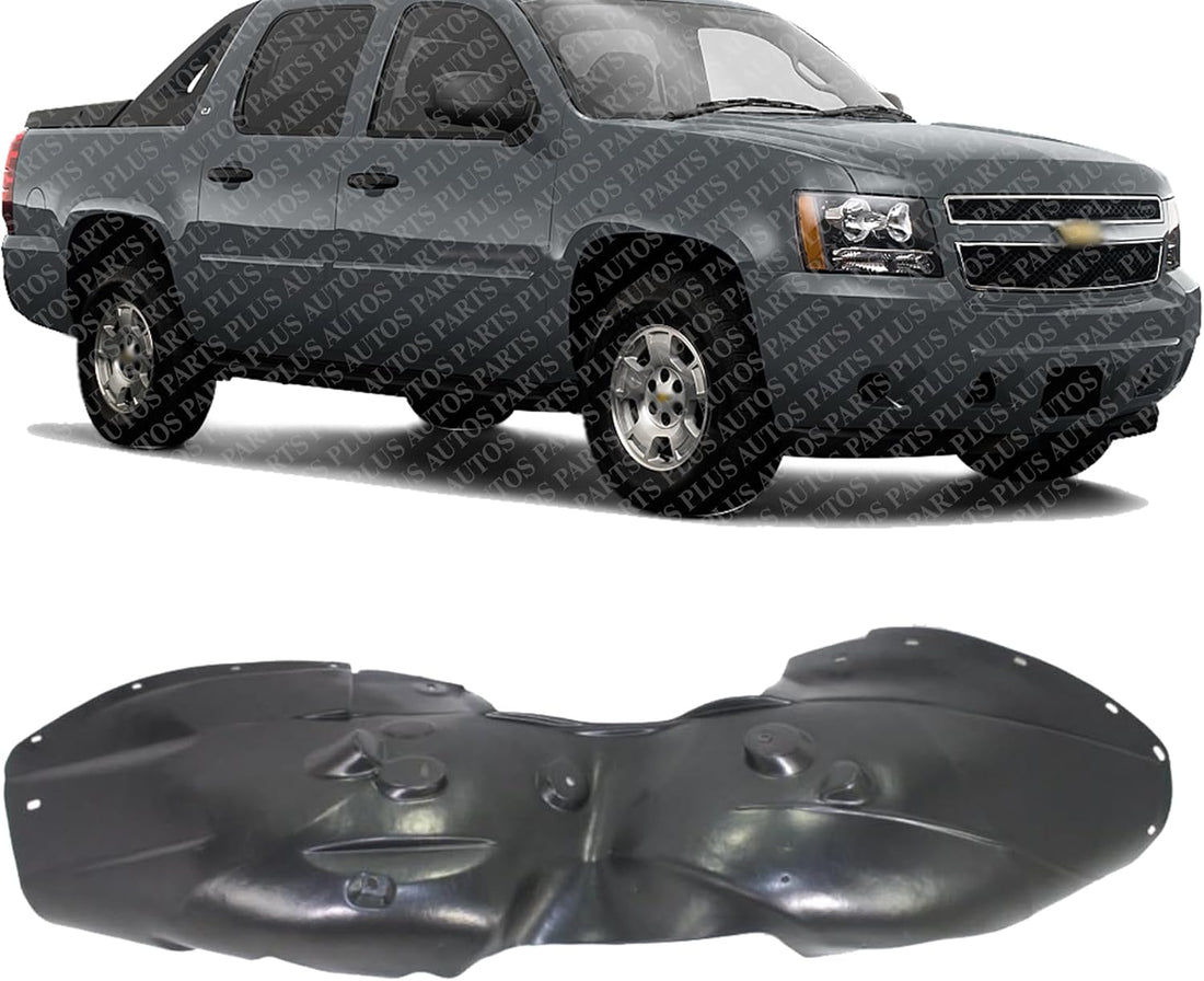 Front Fender Liner Right Passenger Side Direct Replacement Compatible With 2007-2013 Chevrolet Avalanche / 2007-2014 Suburban/Tahoe GM1249181 22860088