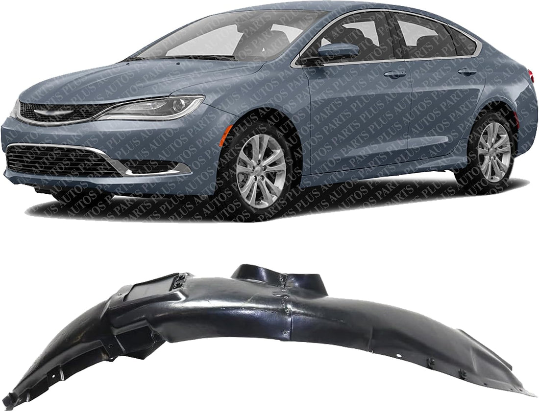 Front Fender Liner Left Driver Side Direct Replacement Compatible With 2015-2017 Chrysler 200 CH1248168 68174587AE