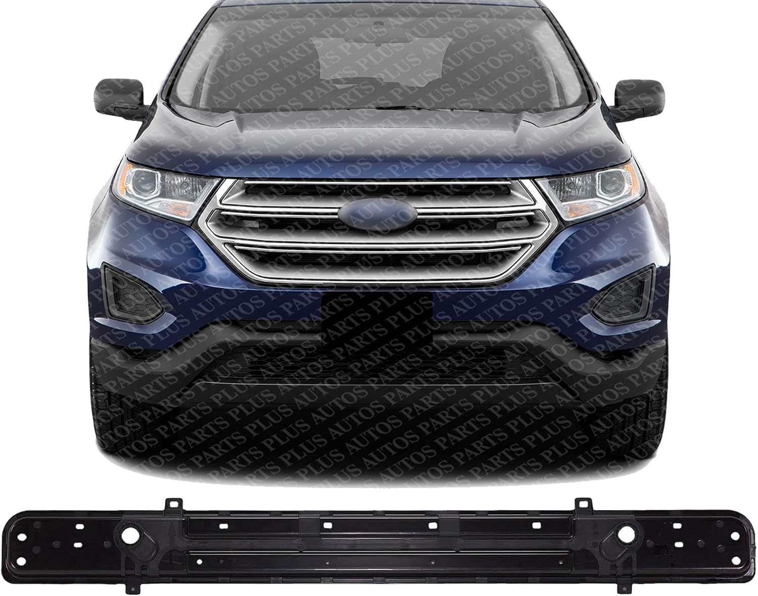 Front Radiator Lower Support Plastic With Steel Direct Replacement Compatible With 2015-2023 Ford Edge FO1225234 FT4Z16138D