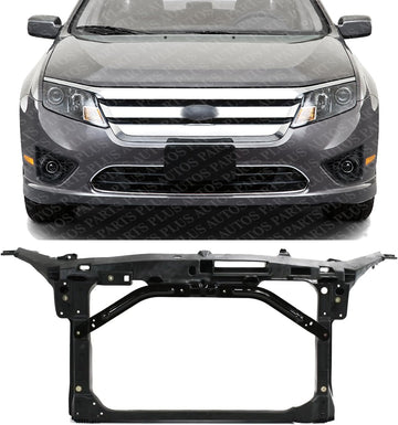 Front Radiator Support Assembly Plastic with Steel Direct Replacement Compatible With 2010-2012 Ford Fusion/Lincoln MKZ FO1225200 AH6Z16138A