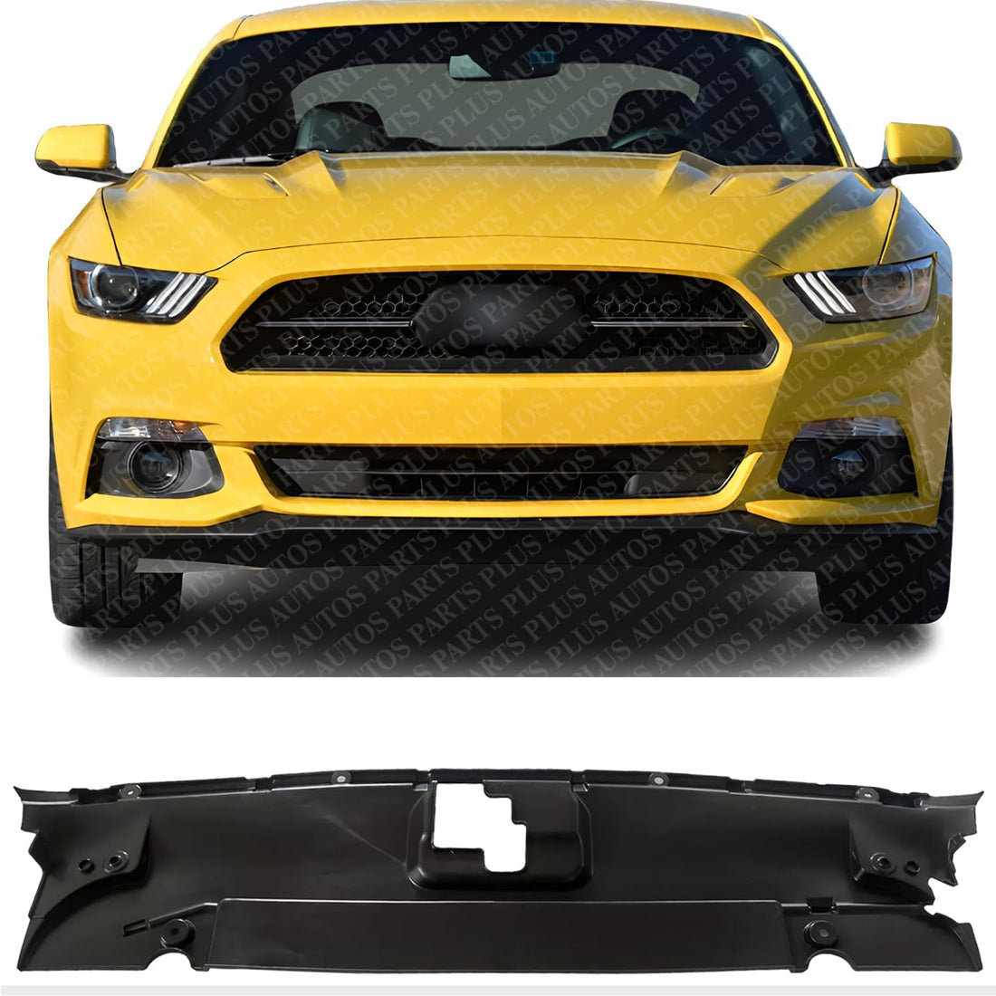 Front Upper Radiator Support Cover Direct Replacement Compatible with 2015-2017 Ford Mustang FO1224119 FR3Z8C291A