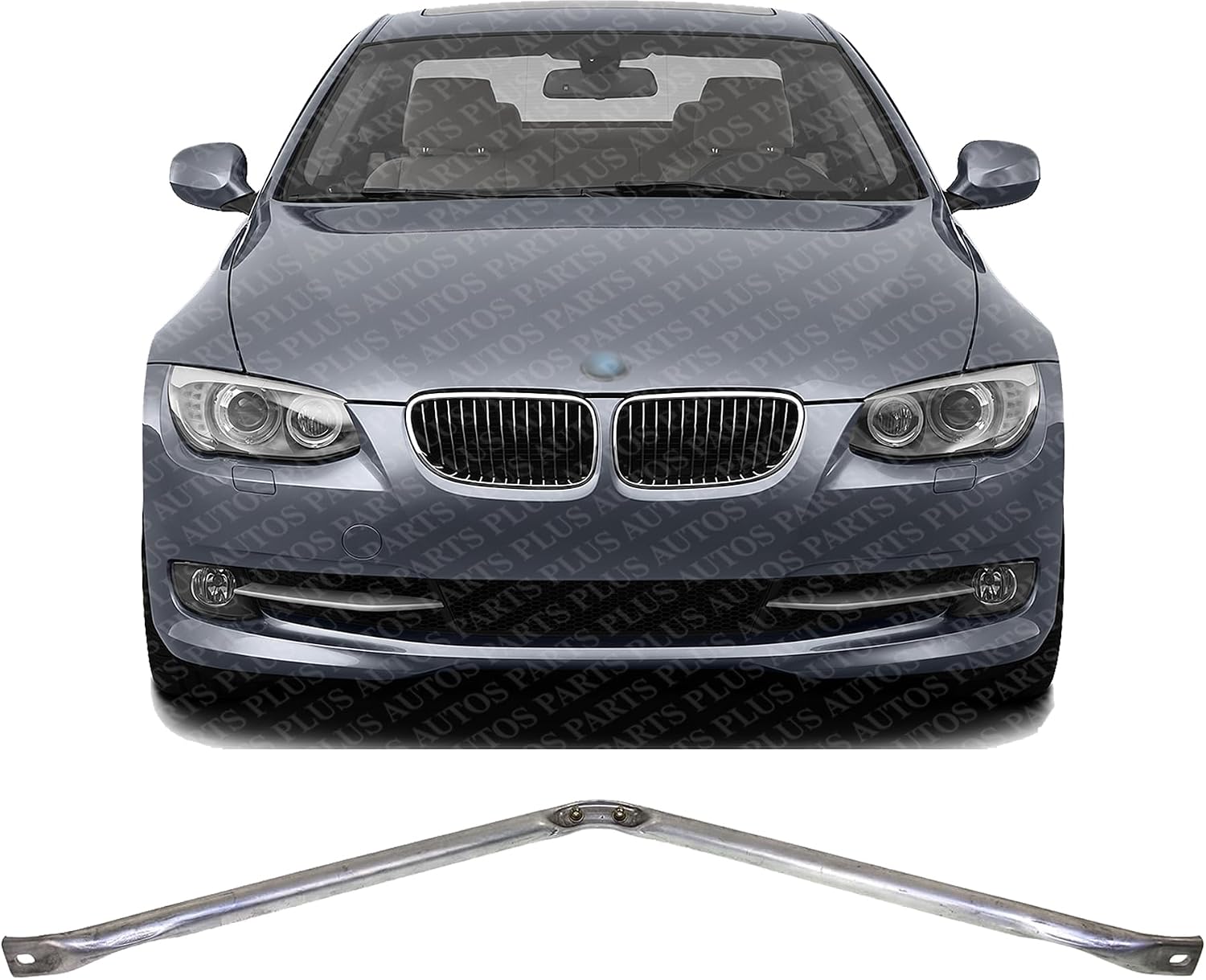 Front Radiator Support Bracket Center Brace Aluminum Direct Replacement Compatible with 2012-2019 3-Series / 2014-2020 4-Series BM1225137 51647245789