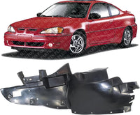 Front Fender Liner Rear Section Left Driver Side Direct Replacement Compatible With 1999-2005 Pontiac Grand Am GM1248148 22611445