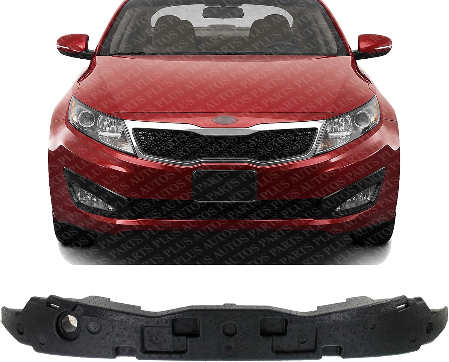 Front Bumper Impact Absorber Direct Replacement Compatible With 2012-2013 Kia Optima KI1070127 865204C010