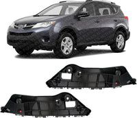 Set Of 2 Front Bumper Retainer Plastic Left Driver & Right Passenger Side Direct Replacement Compatible With 2013-2015 Toyota RAV4 TO1032116 TO1033116 525350R030 525360R030