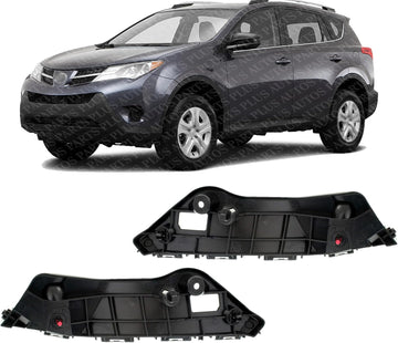 Set Of 2 Front Bumper Retainer Plastic Left Driver & Right Passenger Side Direct Replacement Compatible With 2013-2015 Toyota RAV4 TO1032116 TO1033116 525350R030 525360R030