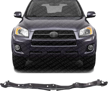 Front Bumper Upper Cover Reinforcement Steel Direct Replacement Compatible With 2009-2012 Toyota RAV4 TO1008107 520290R010