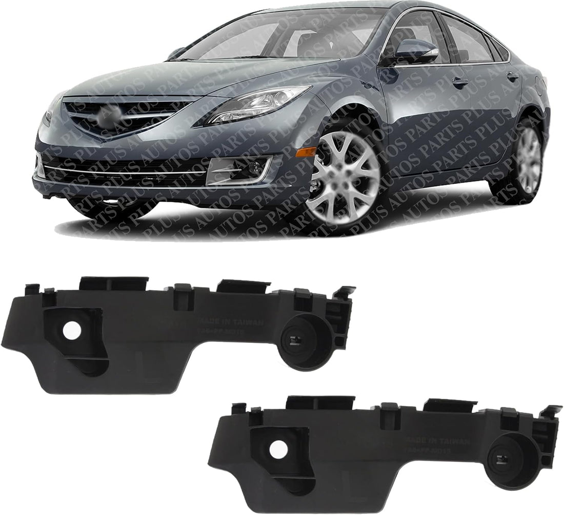 Set Of 2 Front Bumper Retainers Left Driver & Right Passenger Side Direct Replacement Compatible With 2009-2013 Mazda 6 MA1033107 MA1032107 GS3L500T1F GS3L500U1F