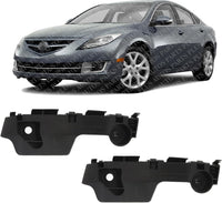 Set Of 2 Front Bumper Retainers Left Driver & Right Passenger Side Direct Replacement Compatible With 2009-2013 Mazda 6 MA1033107 MA1032107 GS3L500T1F GS3L500U1F