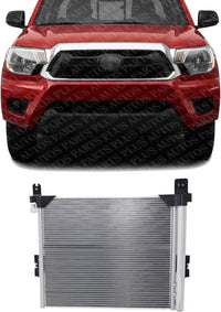 Front AC Condenser Aluminum Core Direct Replacement Compatible With 2012-2015 Toyota Tacoma TO3030326 8846004211