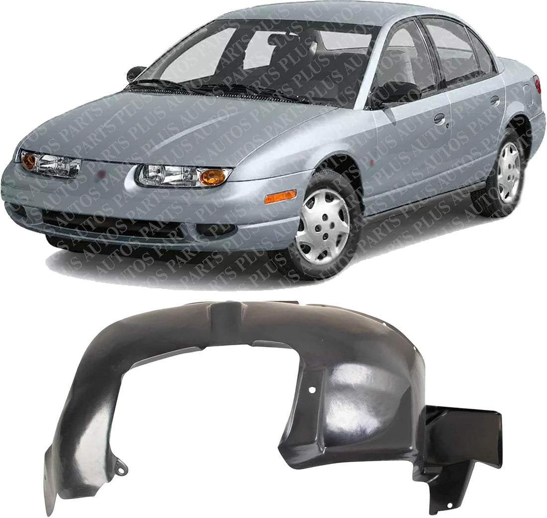Front Fender Liner Left Driver Side Direct Replacement Compatible With 2000-2002 Saturn S-Series GM1248151 21111961