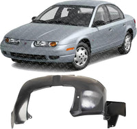 Front Fender Liner Left Driver Side Direct Replacement Compatible With 2000-2002 Saturn S-Series GM1248151 21111961