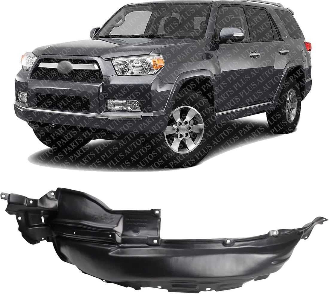 Front Fender Liner Left Driver Side Direct Replacement Compatible With 2010-2013 Toyota 4Runner TO1248165 5380635020