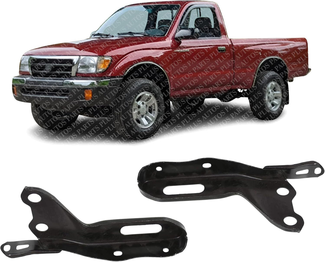 Set Of 2 Front Bumper Mounting Bracket Steel Left Driver & Right Passenger Side Direct Replacement Compatible With 1995-1997 Toyota Tacoma TO1066115 TO1067115 52011AD010 52012AD010
