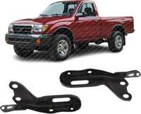 Set Of 2 Front Bumper Mounting Bracket Steel Left Driver & Right Passenger Side Direct Replacement Compatible With 1995-1997 Toyota Tacoma TO1066115 TO1067115 52011AD010 52012AD010